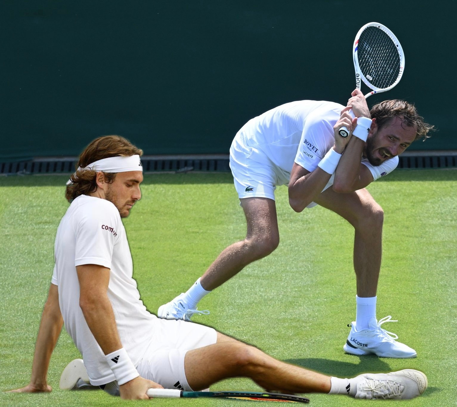 法国网球队爆冷世界网球队，西西帕斯送出助攻的简单介绍