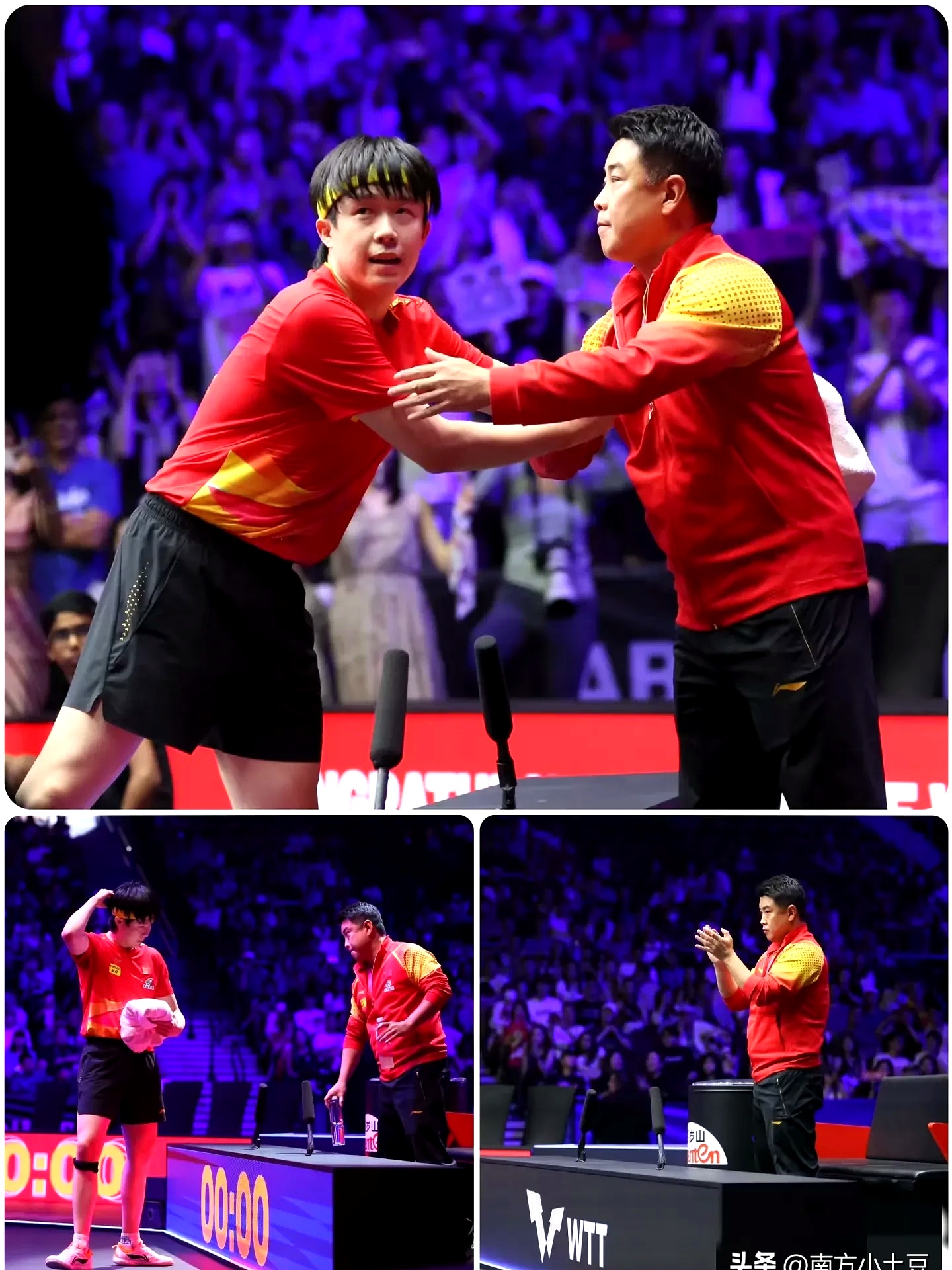 韩国乒乓球队完胜英国乒乓球队，王皓惊艳世界